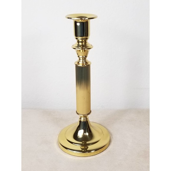 Copper Craft Other - Copper Craft Column Candlestick Candle Holder 11" Home Decor USA Vintage